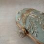 Mint Green Bird Oval Clutch, thumbnail 6 of 8