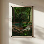 Rolled Canvas Fantasy Garden Art Print, thumbnail 1 of 9