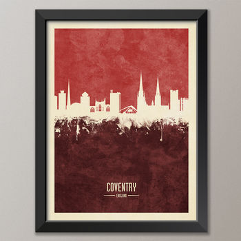 Coventry Skyline Print And Box Canvas, 5 of 6