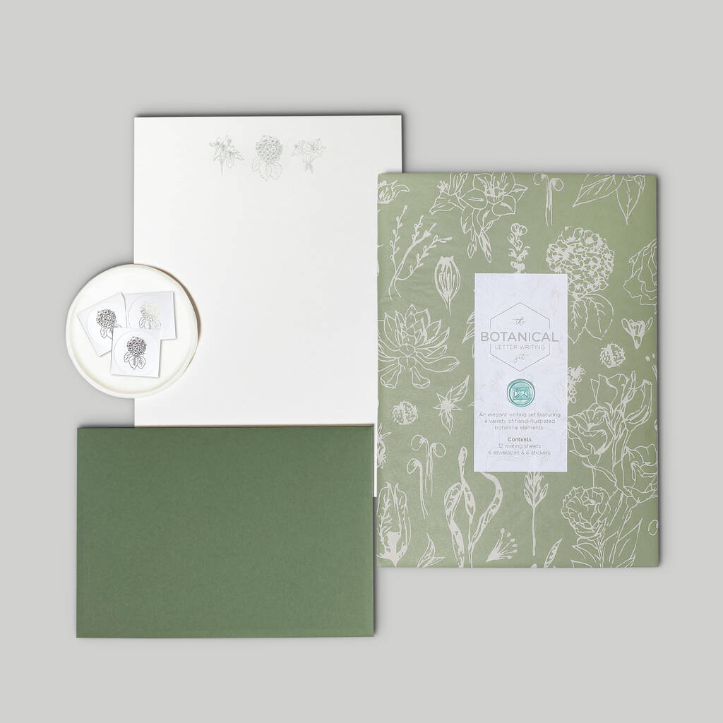 The Botanical Collection Letter Writing Set, 1 of 3