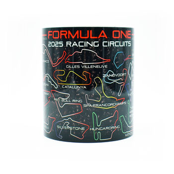 Grand Prix 2025 Circuits Red Edition Mug, 8 of 8