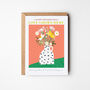 Personalised Family Birth Flowers Mother's Day Card, thumbnail 1 of 3