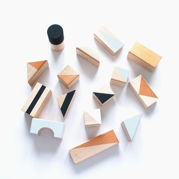 Copper + Monochrome Wooden Blocks, 7 of 7