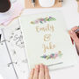 Personalised Floral Watercolour Wedding Planner, thumbnail 10 of 11