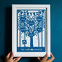 Personalised Mother's Day Heart Tree Print, thumbnail 1 of 3
