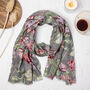 Thistle Floral Scarf, thumbnail 1 of 5