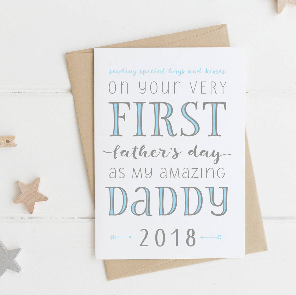 First Father's Day Card By Here's To Us 