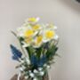 Spring Faux Silk Flower Arrangement Mothers Day Gift, thumbnail 3 of 5