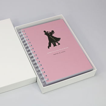 Personalised Ballroom Dancing Lovers Notebook, 3 of 8