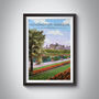 Kensington Gardens London Travel Poster Art Print, thumbnail 1 of 8