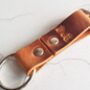 Initialled Leather Key Fob, thumbnail 7 of 7
