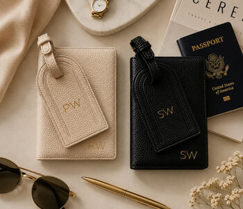 Personalised Leather Passport Gift Idea, 5 of 12