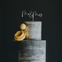 Wooden Script Our Forever Wedding Cake Topper Fa7, thumbnail 8 of 9