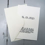 Personalised Birthday Date Card, thumbnail 3 of 4