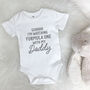 Watching Sport With Daddy Personalised Sports Babygrow, thumbnail 8 of 11