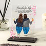 Personalised Friends For Life Illustration Plaque, thumbnail 1 of 7
