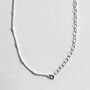 Sterling Silver Long Layer Interwoven Chain, thumbnail 8 of 10