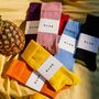 Organic Cotton Mix Luxury Single Colour Socks, thumbnail 1 of 12