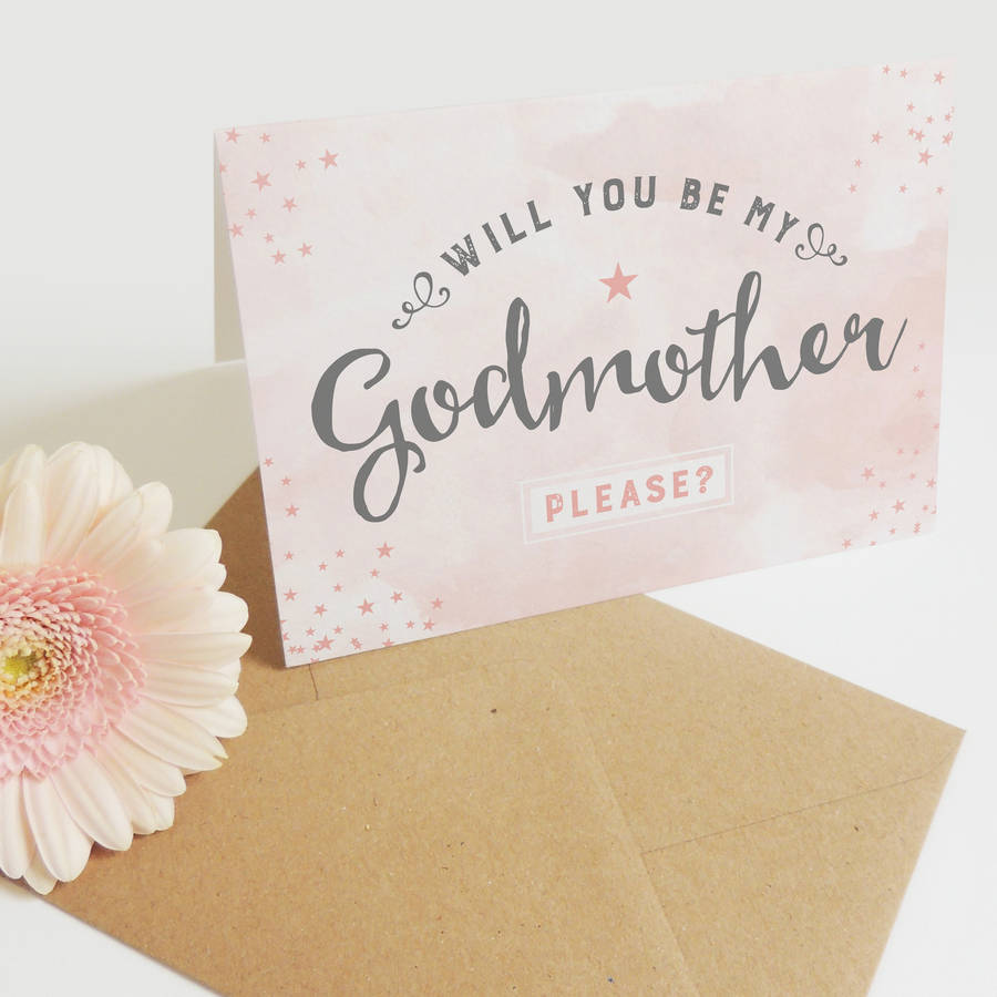 Will You Be My Godmother? Card