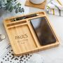 Personalised Wireless Phone Charger And Desk Tidy, thumbnail 2 of 5