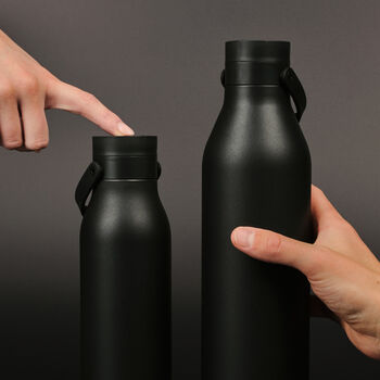 Circular And Co 1 L Stainless Steel Water Bottle Ink Black, 4 of 7