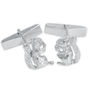 Squirrel Cufflinks In Sterling Silver, thumbnail 1 of 2