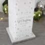 First Married Christmas LED Wax Snowflake Candle, thumbnail 4 of 7