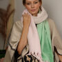 Luxury Pastel Winter Scarf For Her, thumbnail 7 of 11