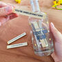 Personalised Glass Bottle Why I Love You Mum Tokens, thumbnail 2 of 8