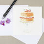 Victoria Sponge Greetings Card, thumbnail 3 of 3