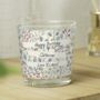 Personalised Floral Watercolour Scented Jar Candle, thumbnail 4 of 4