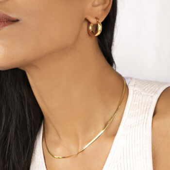 Gold Plated Snake Chain Necklace Waterproof, 6 of 6