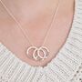 Personalised Organic Circle Necklace, thumbnail 1 of 12