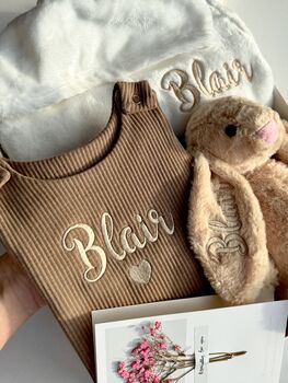Personalised Toddler And Baby Gift Set Box Celebration, 4 of 12