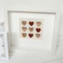 Leather 3rd Anniversary Personalised Love Hearts, thumbnail 4 of 4