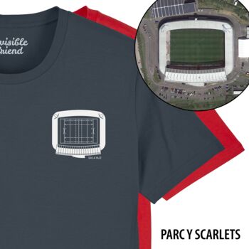 Rugby Union Stadium Organic Cotton T Shirt, 10 of 12