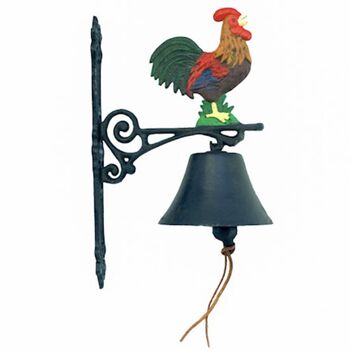 Traditional Rooster Door Bell Bracket, 2 of 5