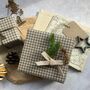 Gingham Paper Fibre Wrapping Paper, thumbnail 8 of 12