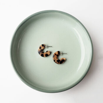 Karamell Super Mini Hoop Earrings, 6 of 6