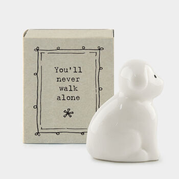 Matchbox Porcelain Dog By Pink Pineapple Home & Gifts