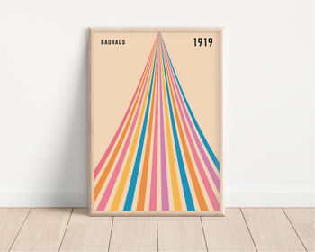 Striped Bauhaus Print, 2 of 4