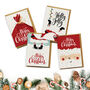 Santa Plantable Seed Paper Cards Christmas Four Pack, thumbnail 1 of 2