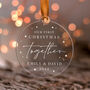 Our First Christmas Together Bauble Gift For Couples, thumbnail 8 of 11