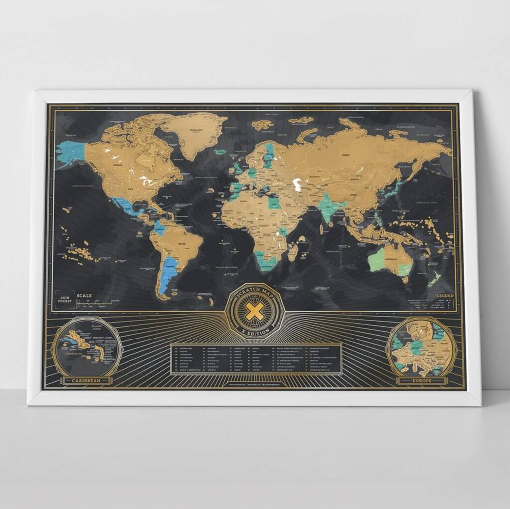 Luckies Scratch Map X Edition By Luckies