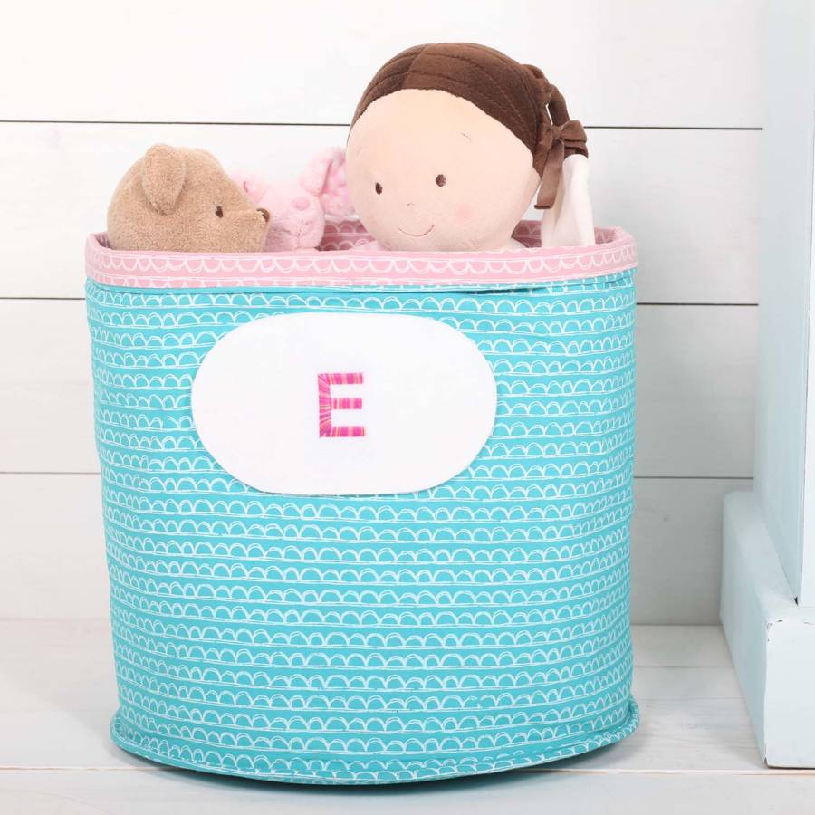 Personalised Children Room Storage Basket By Red Berry Apple