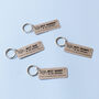 Best Dad In The Universe Personalised Keyring, thumbnail 6 of 7