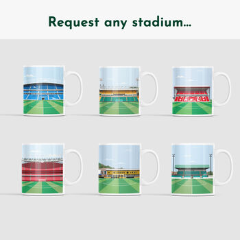 Any Football Stadium Mug Personalised Gift, 3 of 7