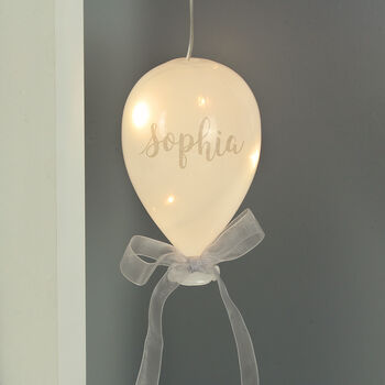 Personalised Light Up LED Hanging Glass Balloon, 6 of 10