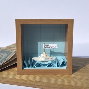 Little Personalised Paper Boat Artwork, 5 of 8