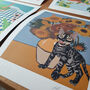 Tiger In Spring Print, thumbnail 10 of 12